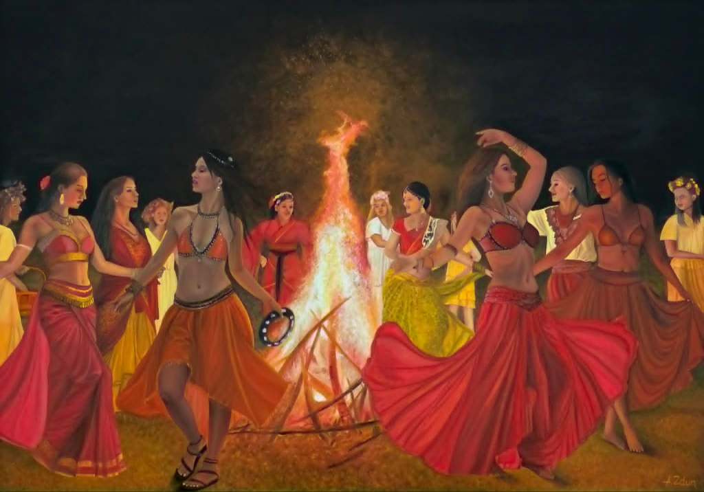 Sabat, olej na płótnie, 110x80